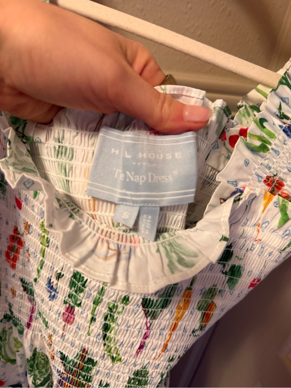 Hill House Ellie Nap Dress in Farmers Market / Garden Print, Small - Picture 4 of 6